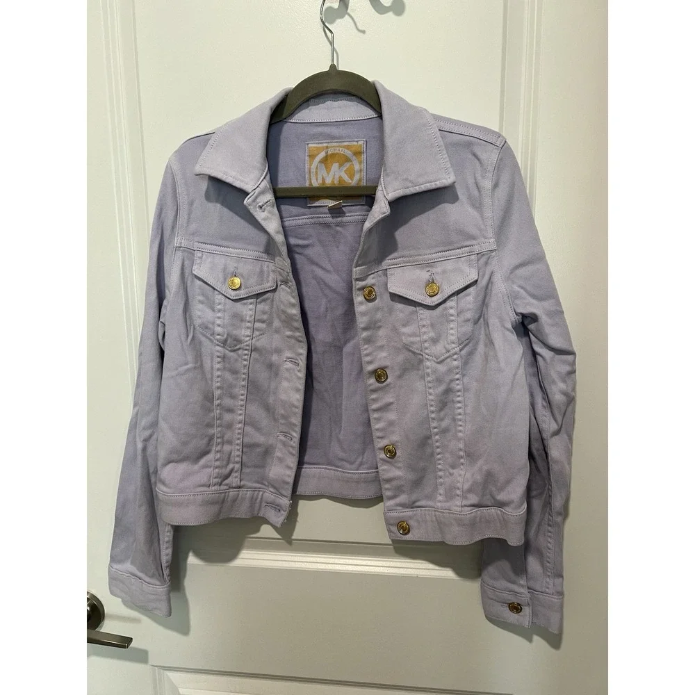 Michael Kors Jean‎ Jacket - Lilac - Size Medium - Summer/Spring